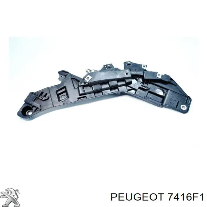 Soporte, faro antiniebla derecho 7416F1 Peugeot/Citroen