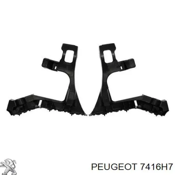 Soporte de parachoques trasero 7416H7 Peugeot/Citroen