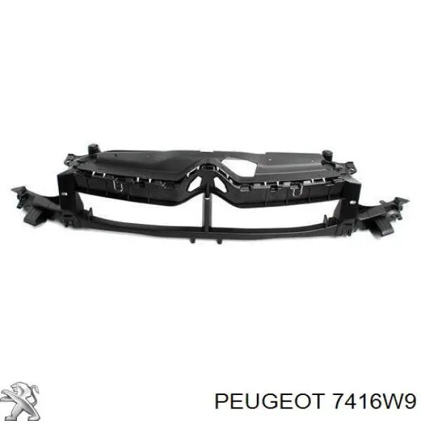 7416W9 PEUGEOT Soporte de parachoques delantero central original y equivalente