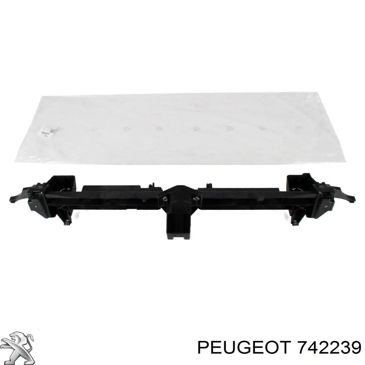 742239 Peugeot/Citroen усилитель бампера переднего