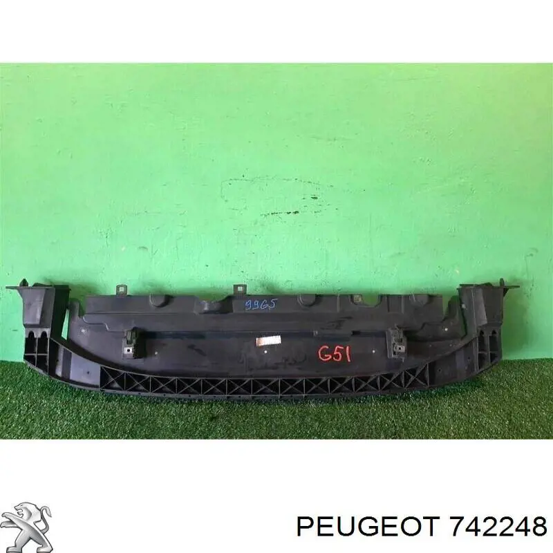 742248 Peugeot/Citroen абсорбер (наполнитель бампера переднего)