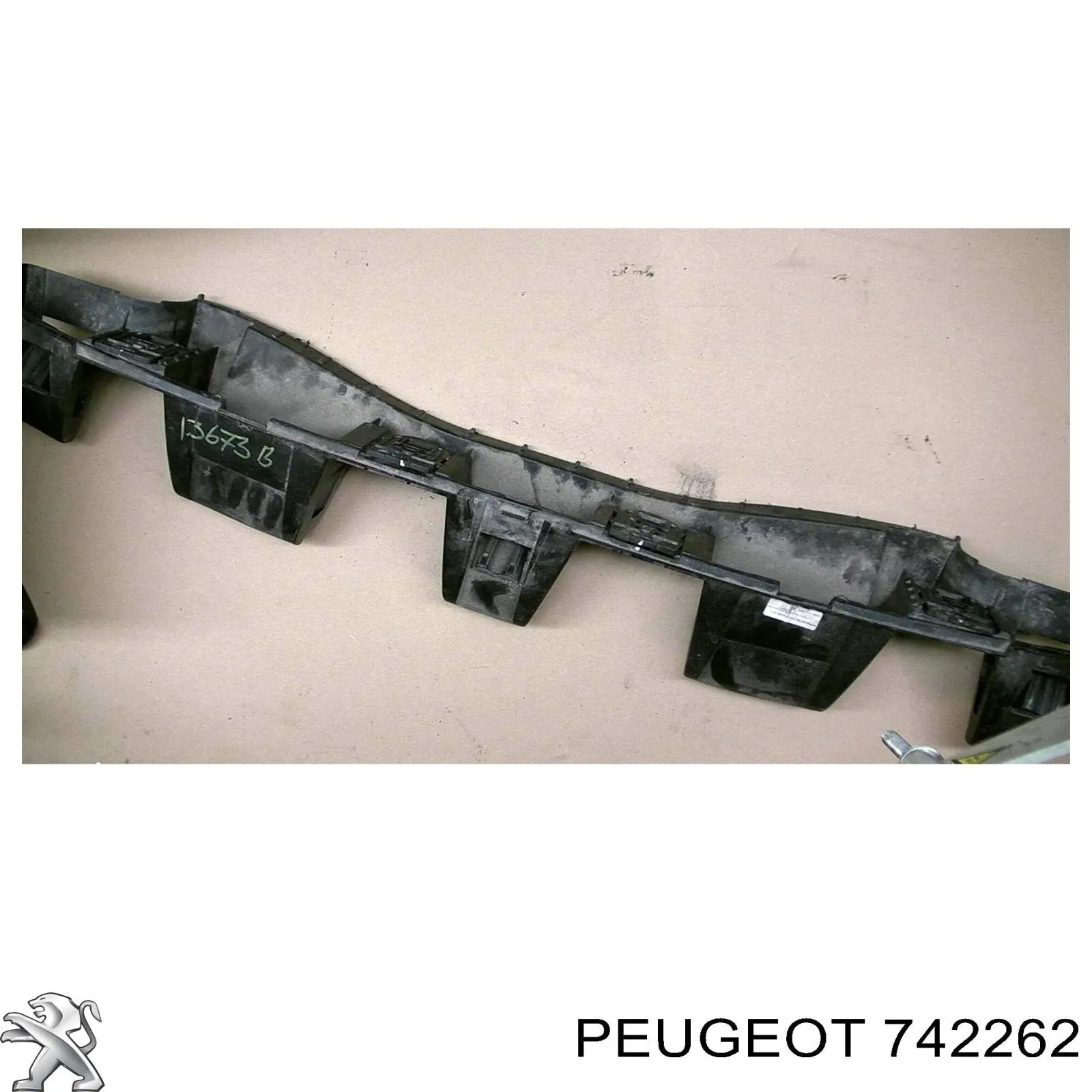 742262 Peugeot/Citroen absorvedor (enchido do pára-choque traseiro)