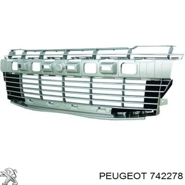 742278 Peugeot/Citroen решетка бампера переднего