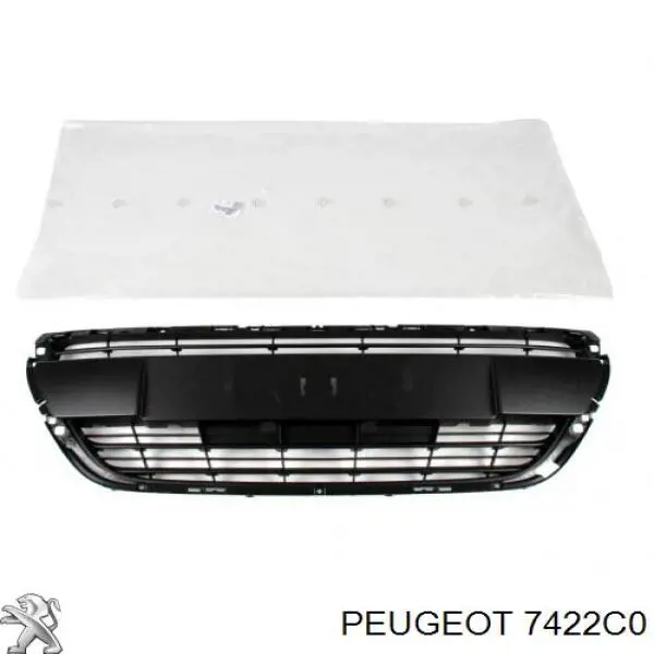 Решетка бампера переднего верхняя Peugeot/Citroen 7422C0 цена, от 54.94 USD