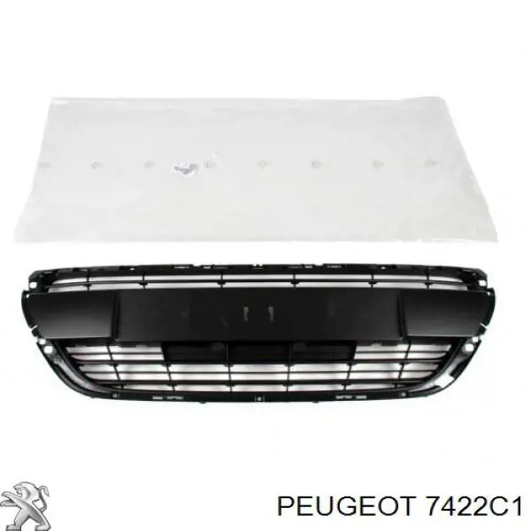 Решетка бампера переднего верхняя Peugeot/Citroen 7422C1 цена, от 25.62 USD