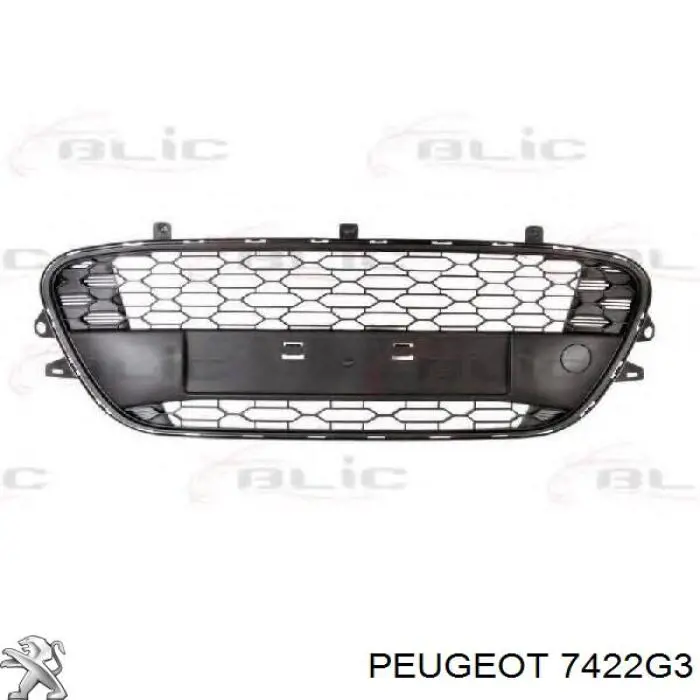 Решетка бампера переднего 7422G3 Peugeot/Citroen