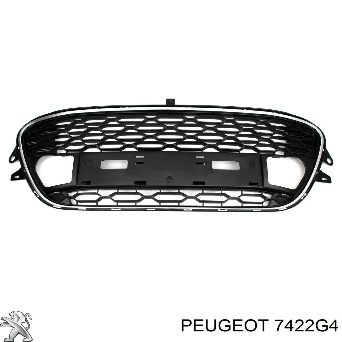 Решетка бампера переднего Peugeot/Citroen 7422G4