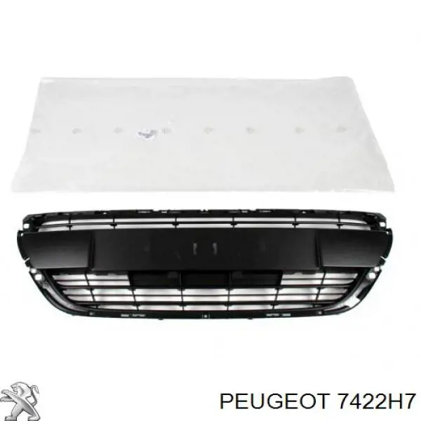Решетка бампера переднего центральная Peugeot/Citroen 7422H7 цена, от  