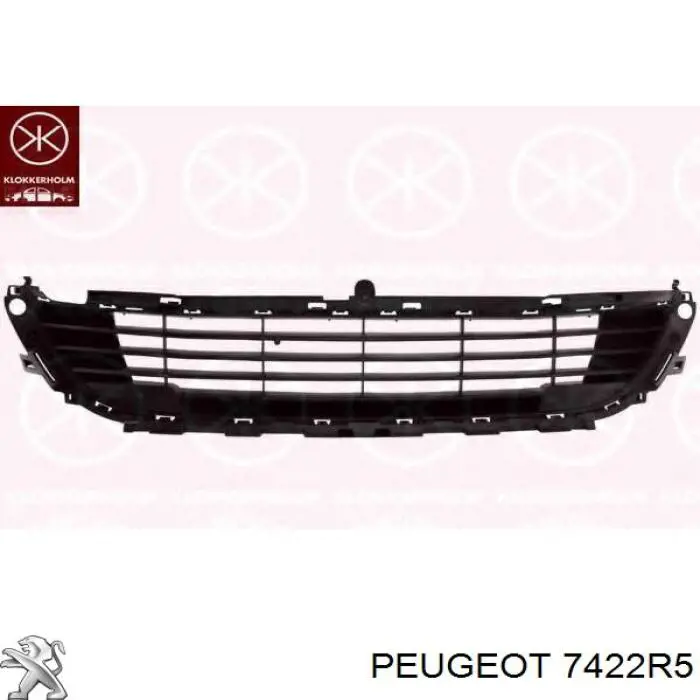 Решетка бампера переднего 7422R5 Peugeot/Citroen