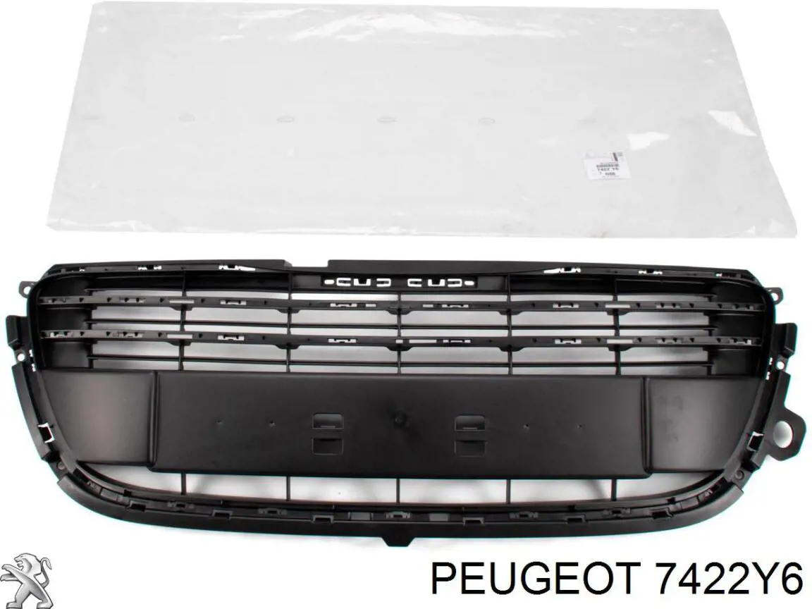 7422Y6 Peugeot/Citroen решетка радиатора