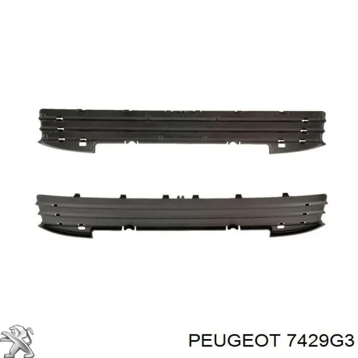 Решетка бампера переднего центральная Peugeot/Citroen 7429G3 цена, от 43.67 USD