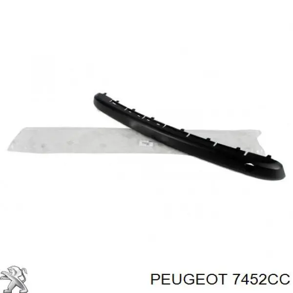 Купить 7452CC Peugeot/Citroen Молдинг бампера переднего правый