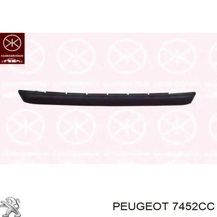 Молдинг бампера переднего правый Peugeot/Citroen 7452CC цена, от 30.43 USD