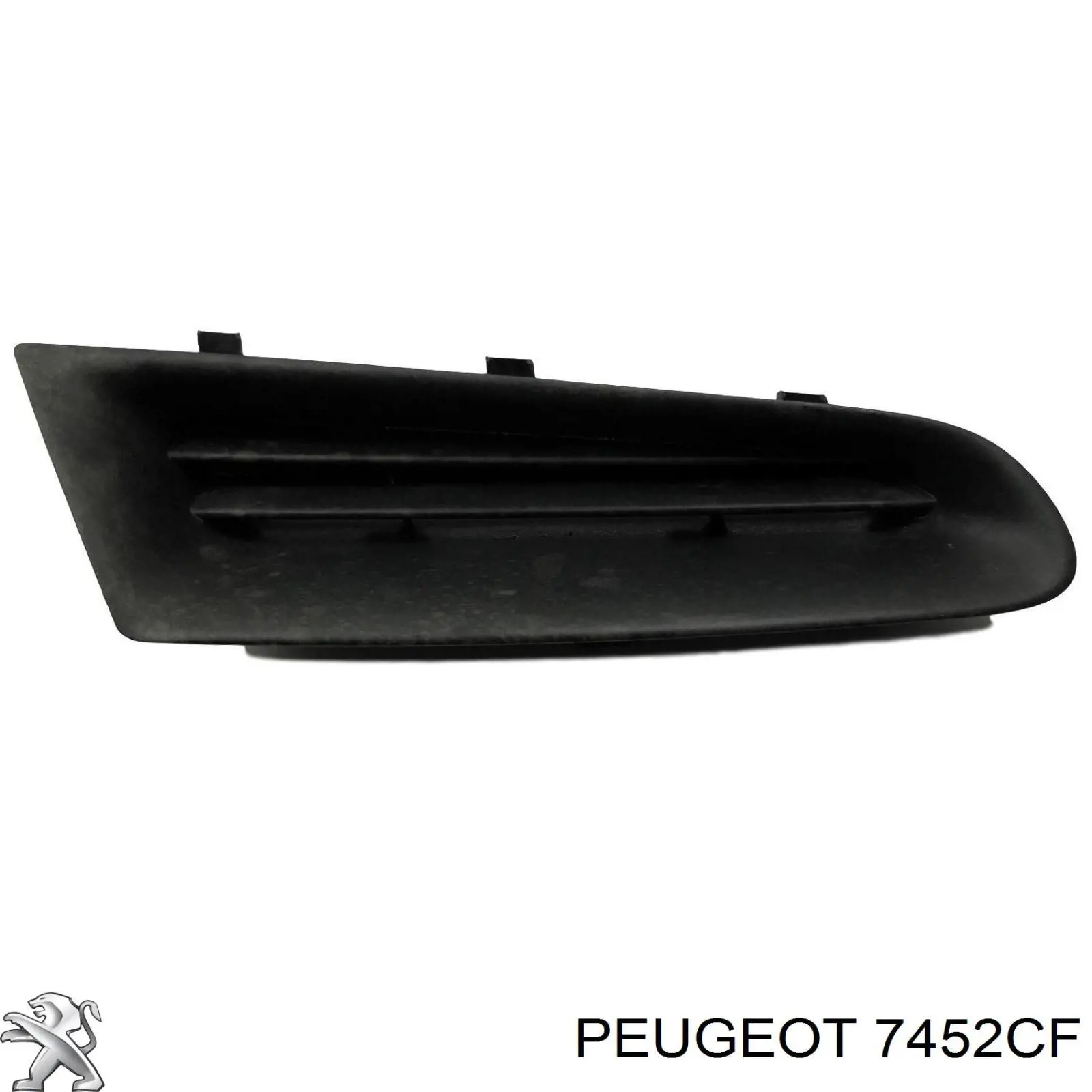 Решетка бампера переднего правая 7452CF Peugeot/Citroen