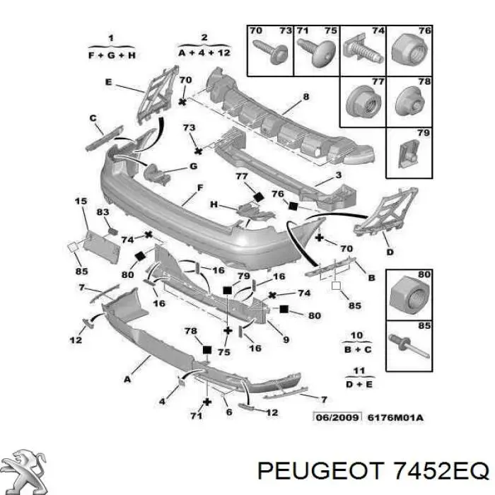 7452EQ Peugeot/Citroen 