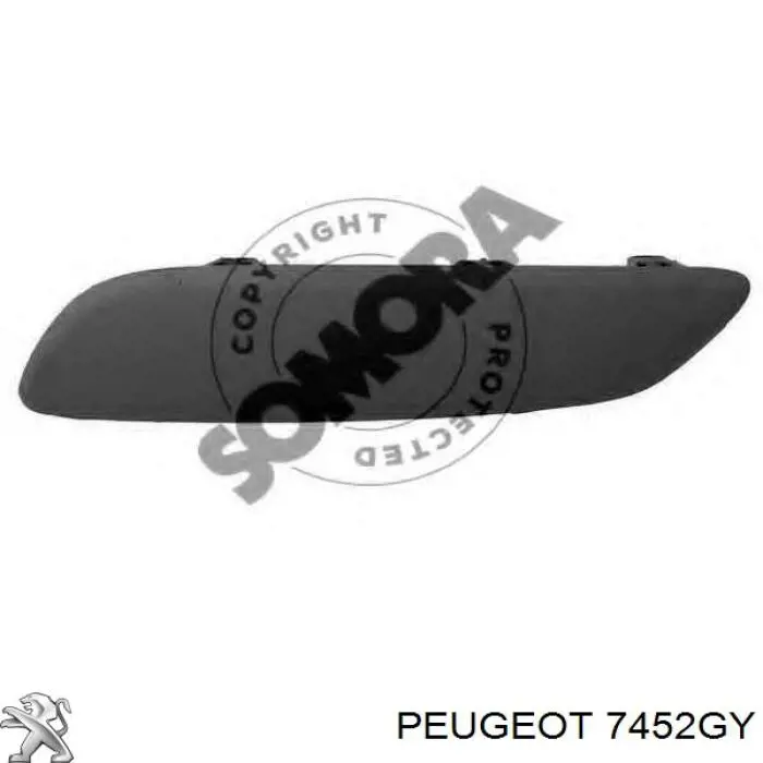 Молдинг бампера переднего левый Peugeot/Citroen 7452GY цена, от 2.11 USD