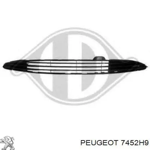 5723076 Polcar Накладка бампера переднего