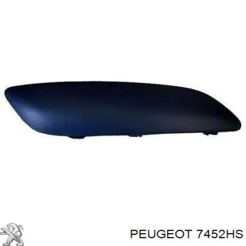 7452HS Peugeot/Citroen накладка бампера переднего левая