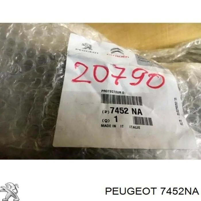 Купить 7452NA Peugeot/Citroen Накладка бампера переднего правая