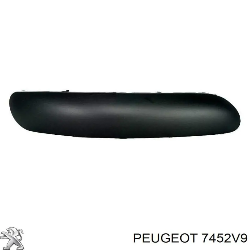 Молдинг бампера переднего левый APCT0238T Amparts