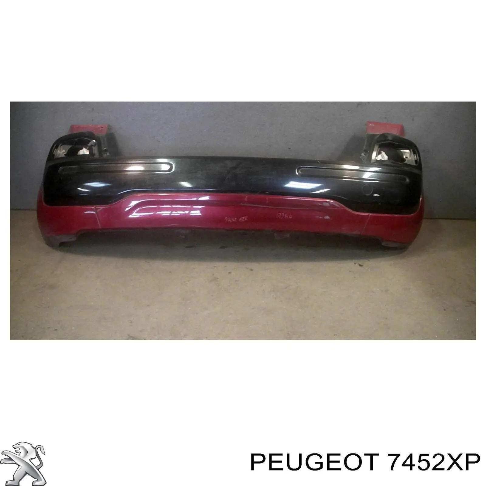 7452XP Peugeot/Citroen бампер задний