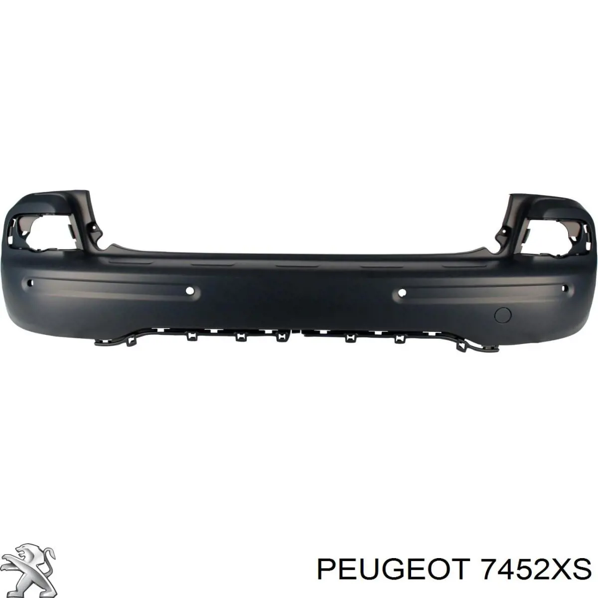 7452XQ Peugeot/Citroen бампер задний