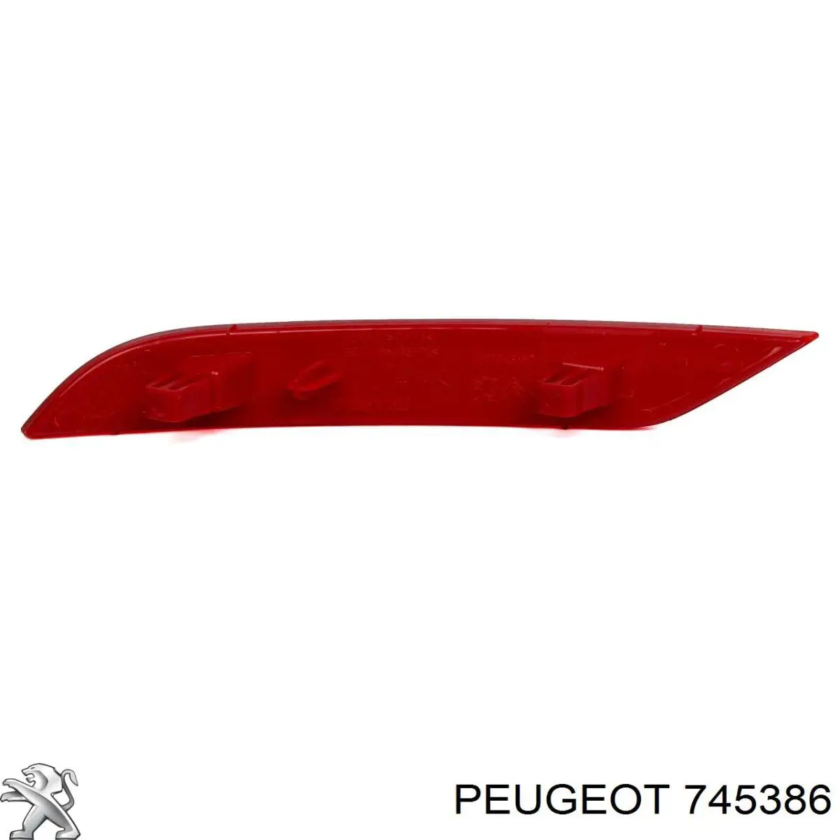 745386 Peugeot/Citroen Левый катафот бампера