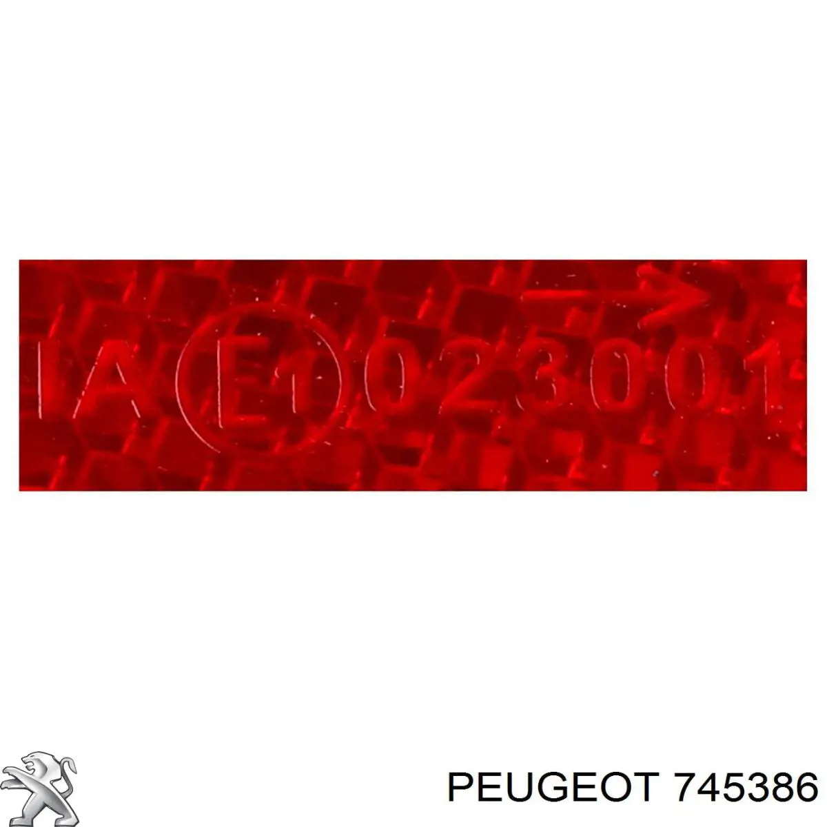 Купить 745386 Peugeot/Citroen Левый катафот заднего бампера