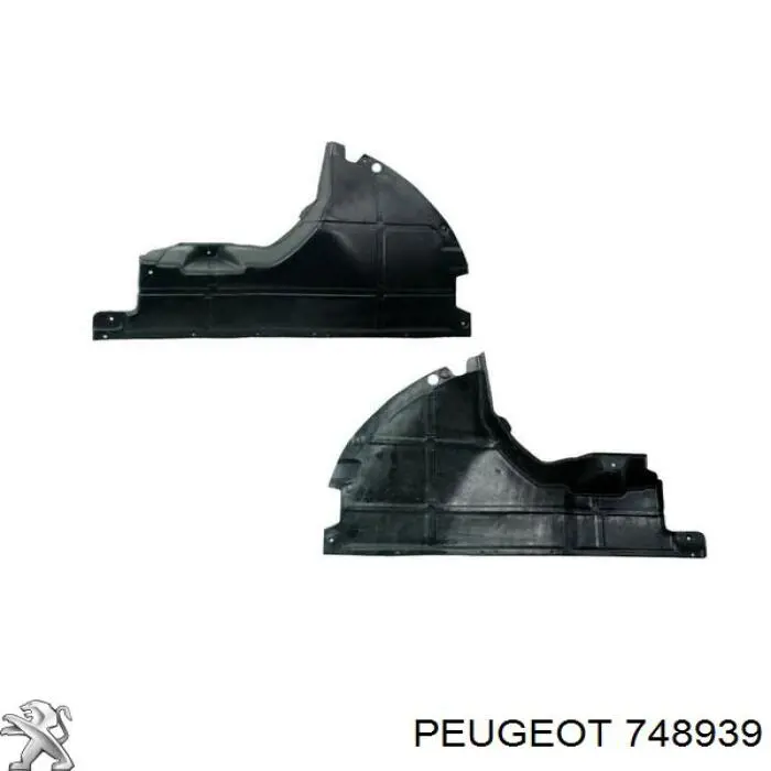 748939 Peugeot/Citroen Защита двигателя правая