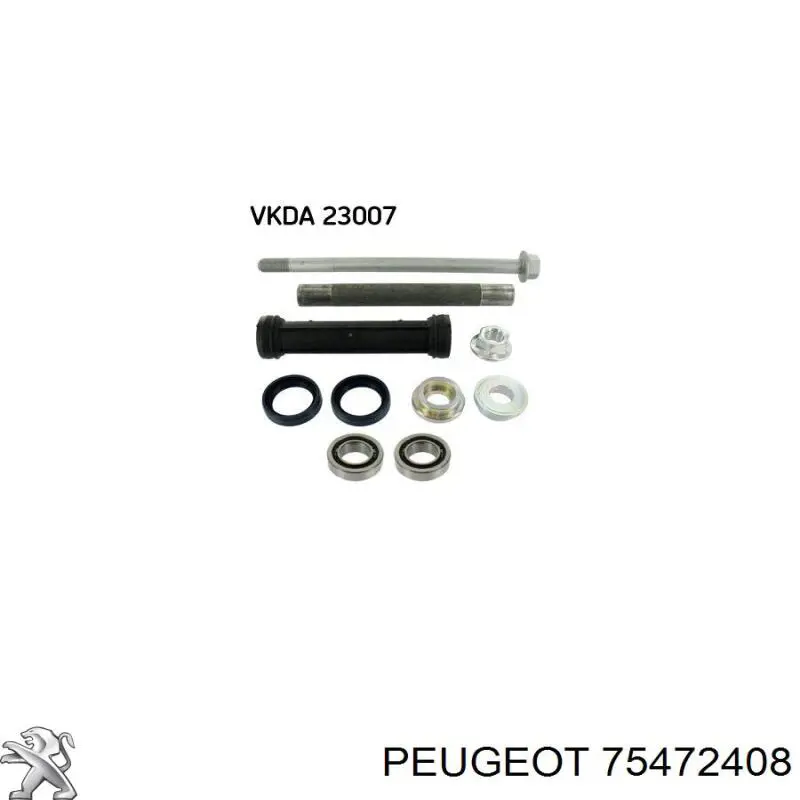 Купить 75472408 Peugeot/Citroen Подшипник крепления заднего рычага (задней подвески)