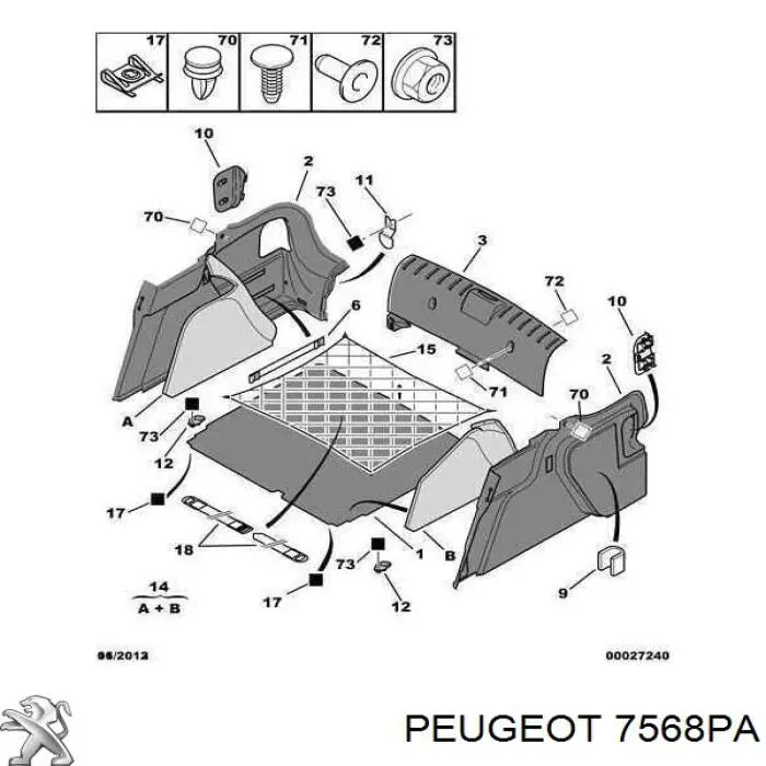 7568PA Peugeot/Citroen 