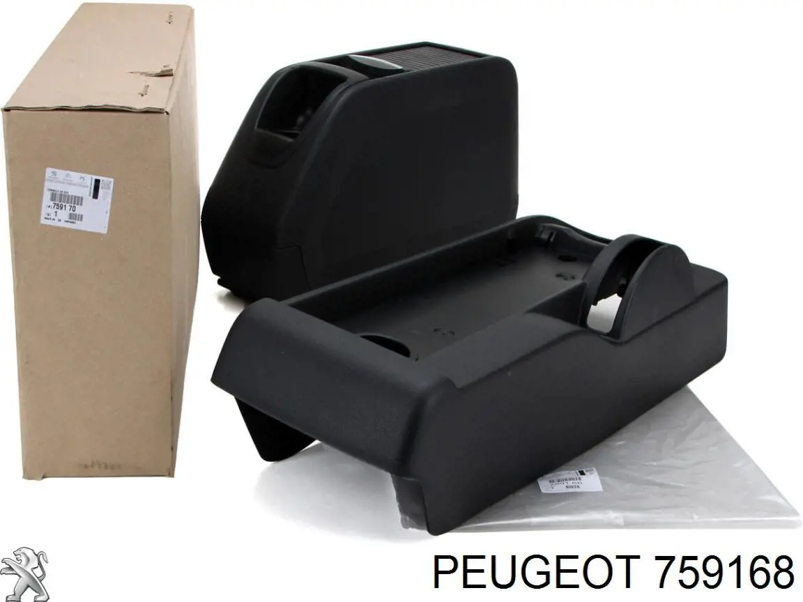 759168 Peugeot/Citroen consola de braço