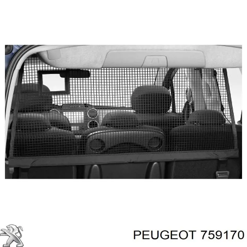Apoyabrazos de consola central 759170 Peugeot/Citroen