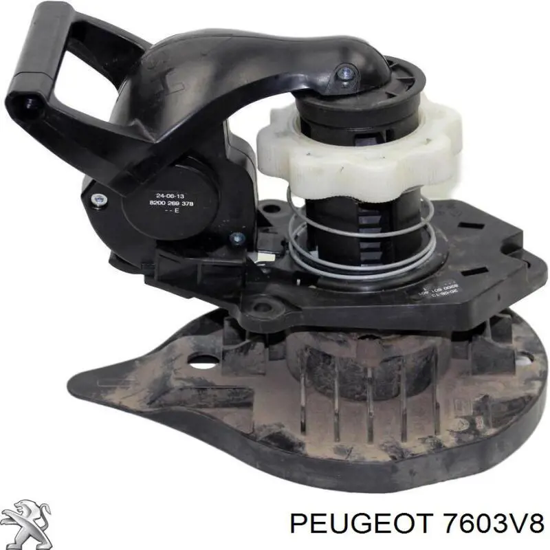 Лебедка запасного колеса 7603V8 Peugeot/Citroen