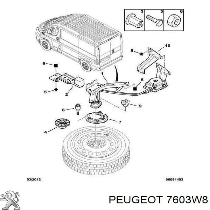  7603W8 Peugeot/Citroen