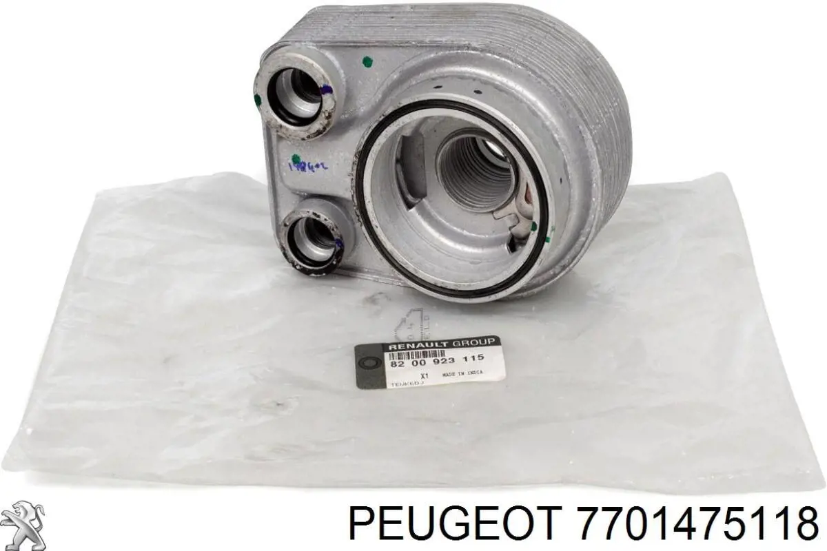 Прокладка масляного радиатора Peugeot/Citroen 7701475118