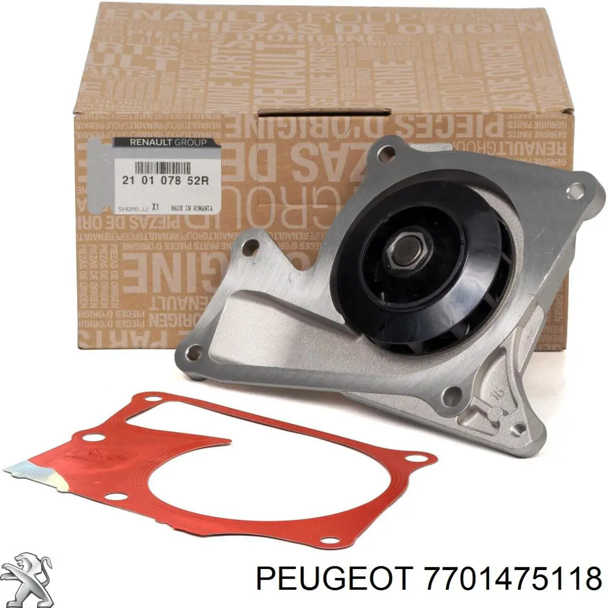 7701475118 Peugeot/Citroen Прокладка радиатора масляного