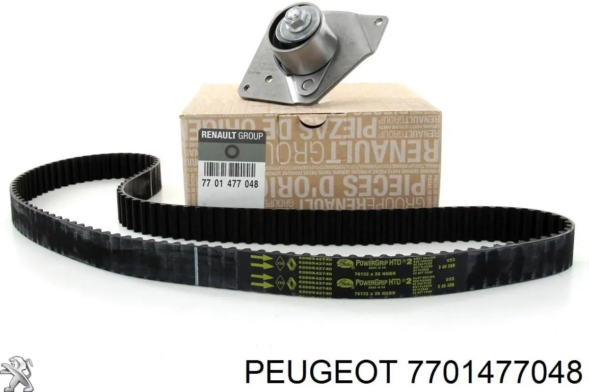 Комплект ремня ГРМ 7701477048 Peugeot/Citroen