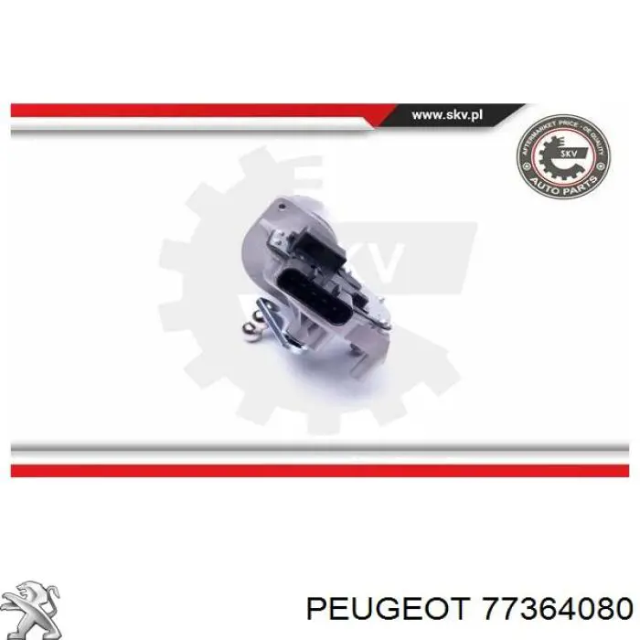 77364080 Peugeot/Citroen мотор стеклоочистителя лобового стекла