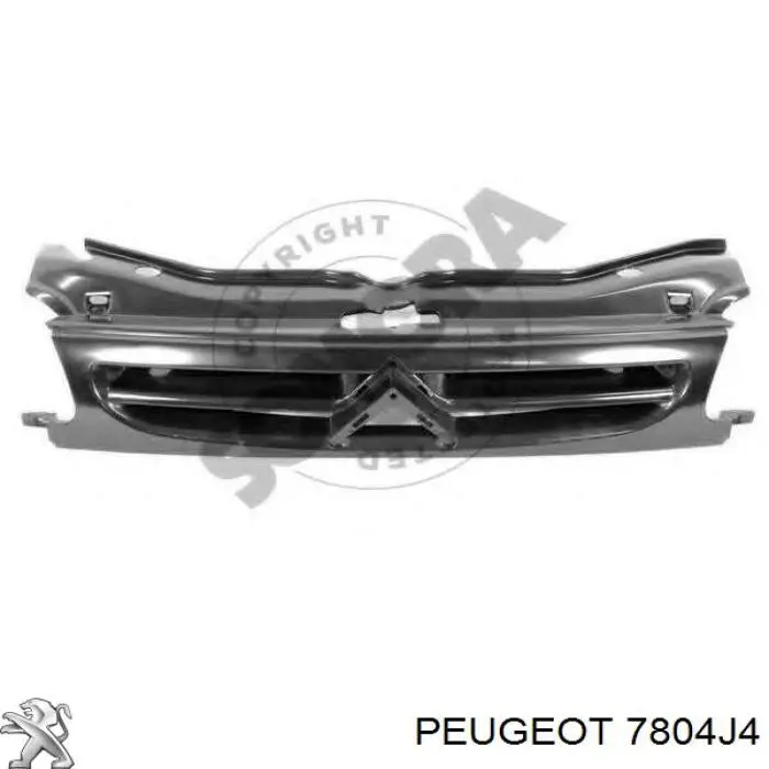 Купить 7804J4 Peugeot/Citroen Решетка радиатора