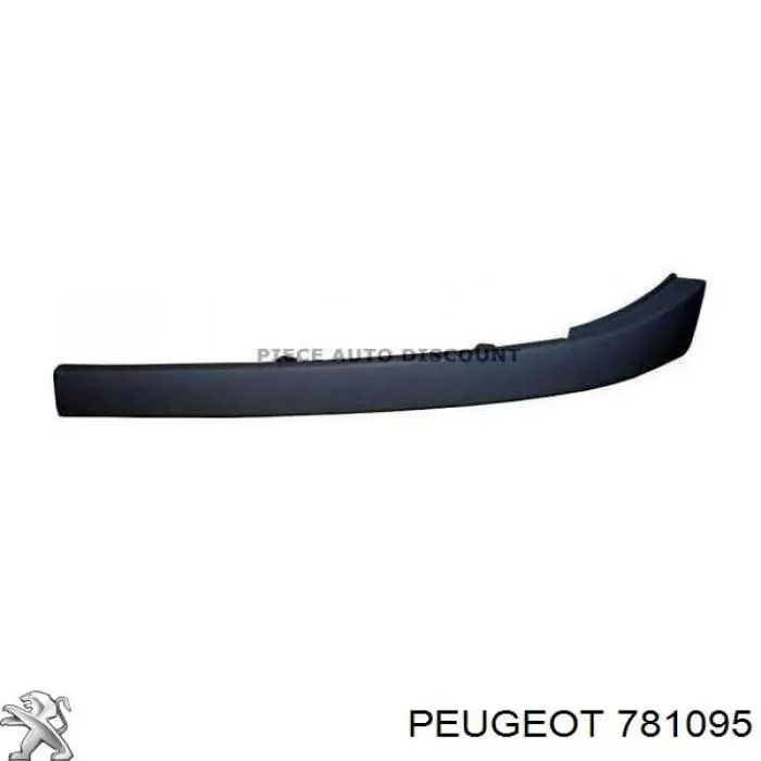 781095 Peugeot/Citroen ресничка (накладка левой фары)