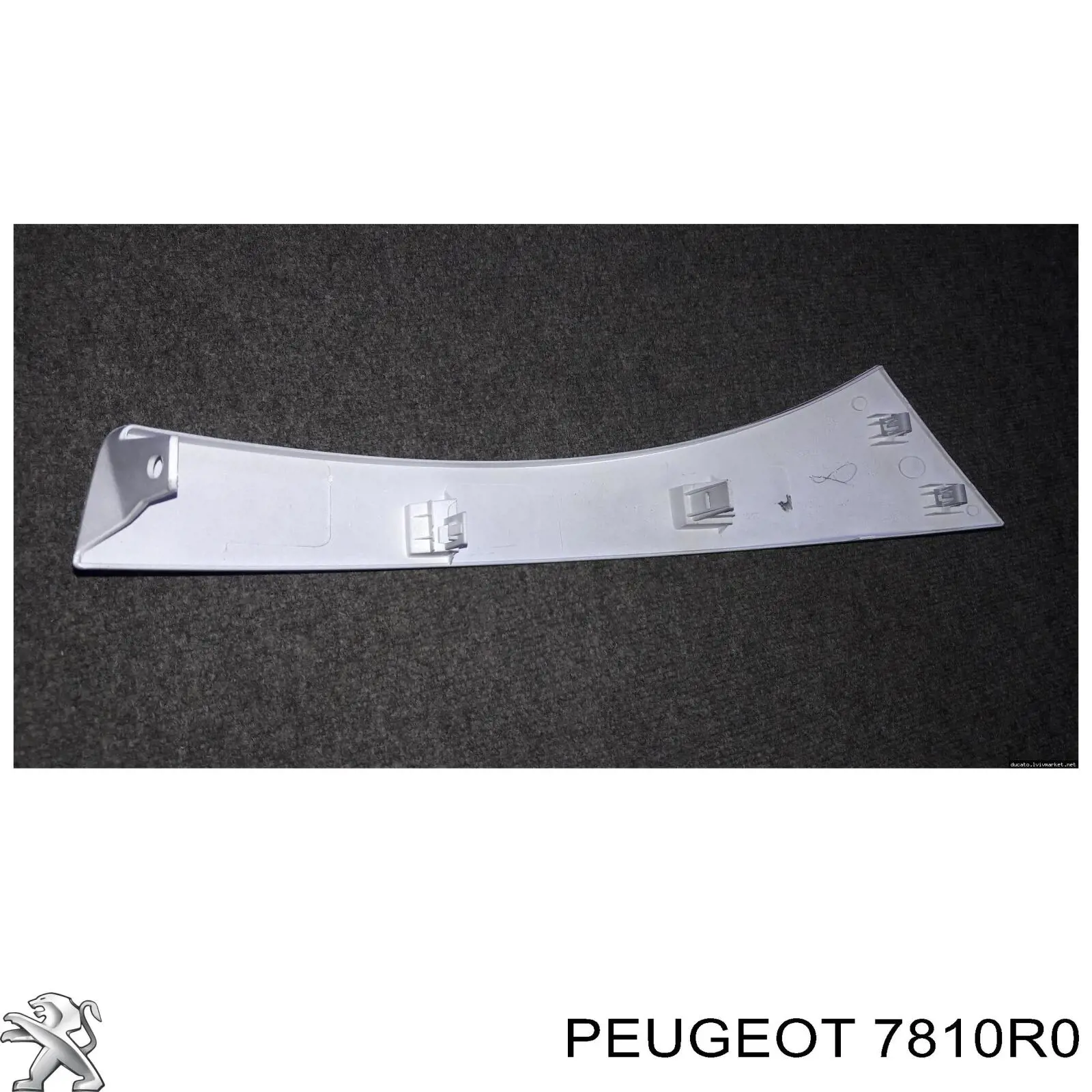 7810R0 Peugeot/Citroen ресничка (накладка правой фары)