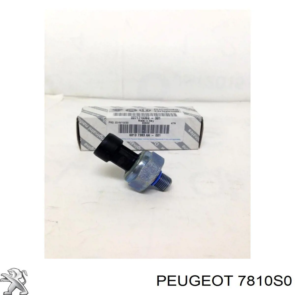 Эмблема крышки багажника 7810S0 Peugeot/Citroen