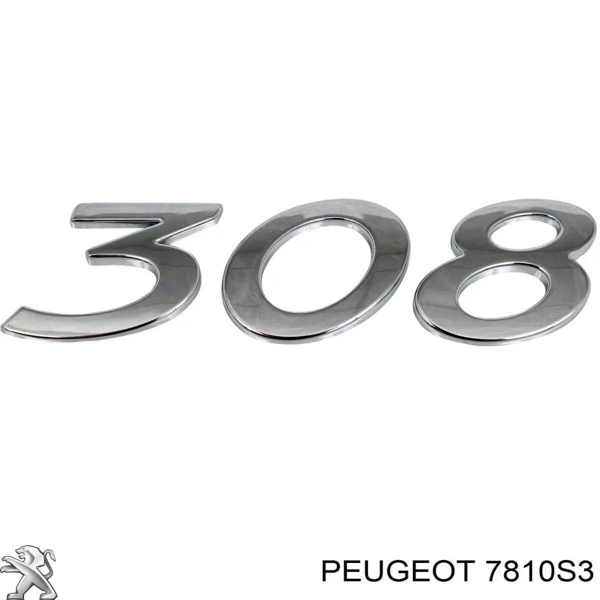Фирменный значок Peugeot/Citroen 7810S3 цена, от 14.42 USD