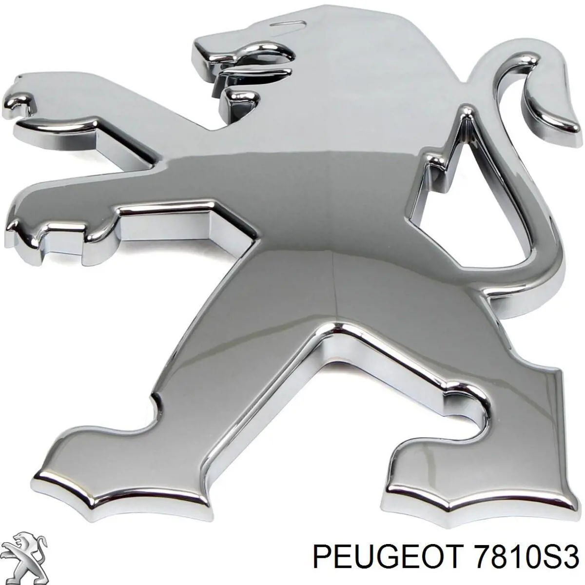 7810S3 Peugeot/Citroen emblema de tampa de porta-malas (emblema de firma)
