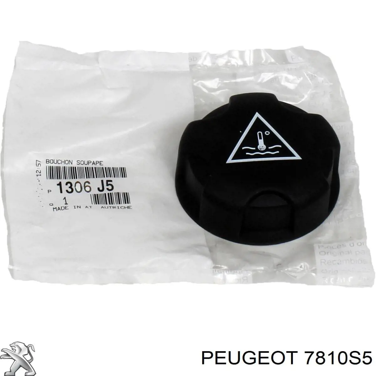 Emblema do pára-choque dianteiro para Peugeot 308 (4A, 4C)