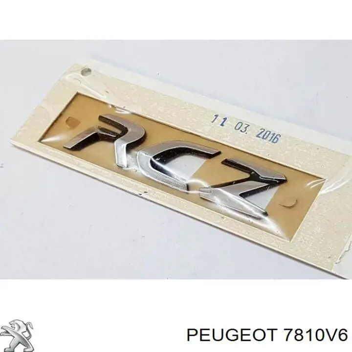 Фирменный значек решетки радиатора Peugeot/Citroen 7810V6