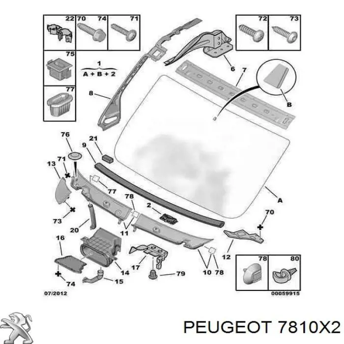  7810X2 Peugeot/Citroen