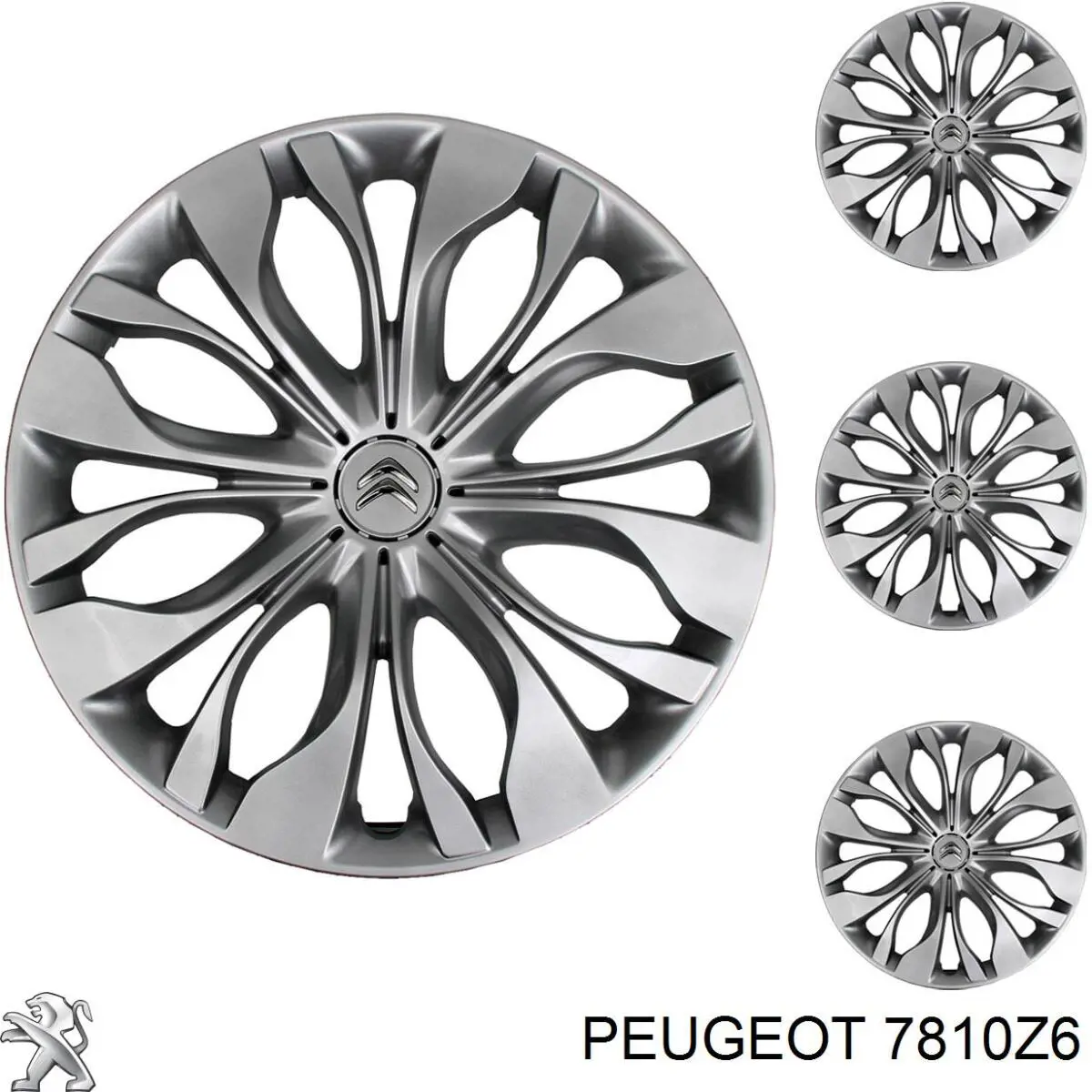  Emblema de tampa de porta-malas (emblema de firma) Citroen C4 II hatchback (B7) (2010 - 2026) II