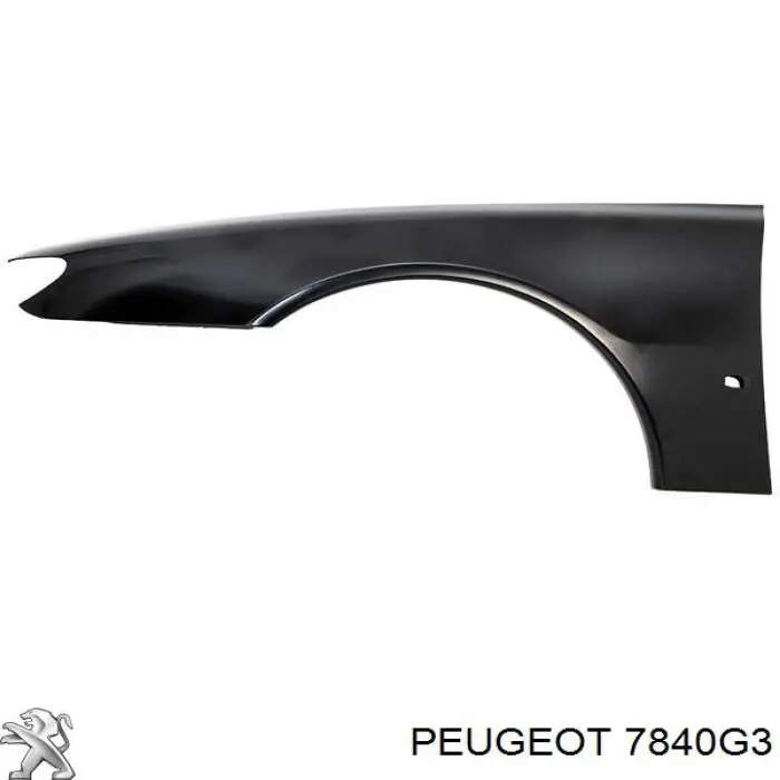 7840G3 Peugeot/Citroen Переднее левое крыло